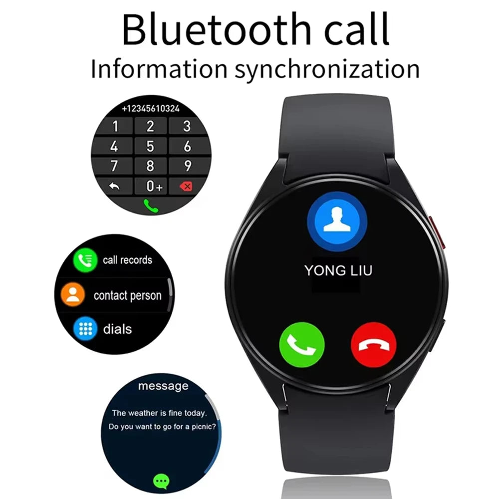 Smartwatch Sunxing 6 Pro – Hommes/Femmes, Bluetooth & Santé