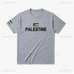 T-shirt Palestine – Drapeau National 100% Coton