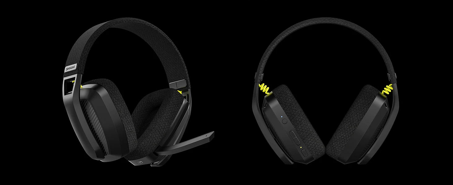 Casque sans fil BINNUNE BW06 – Double connexion 2.4GHz & Bluetooth, micro intégré