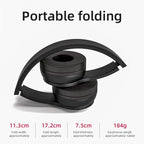 Casque Bluetooth P47 – Pliable, Stéréo HiFi, Basses puissantes