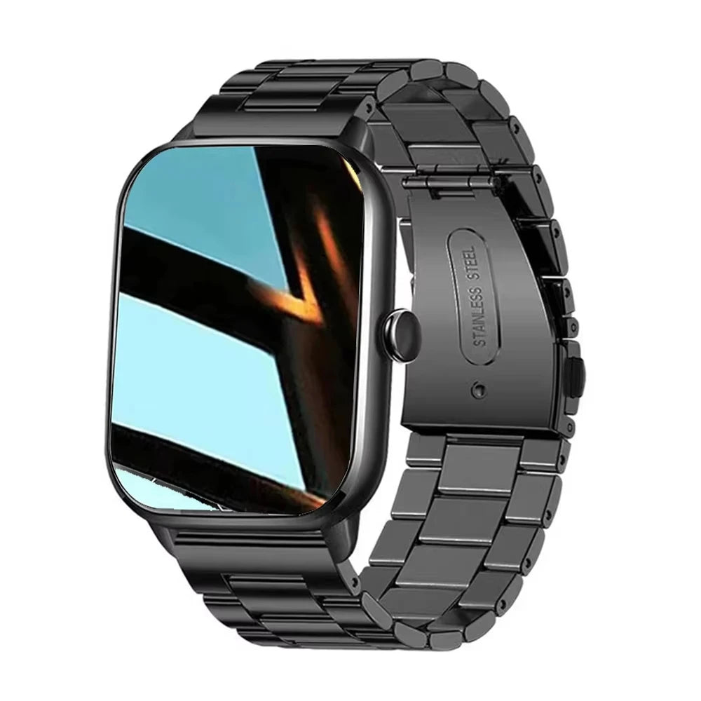 Montre Connectée 2.01'' HD, Appels Bluetooth, Notifications & Modes Sport - KESHUYOU H9 Pro Max