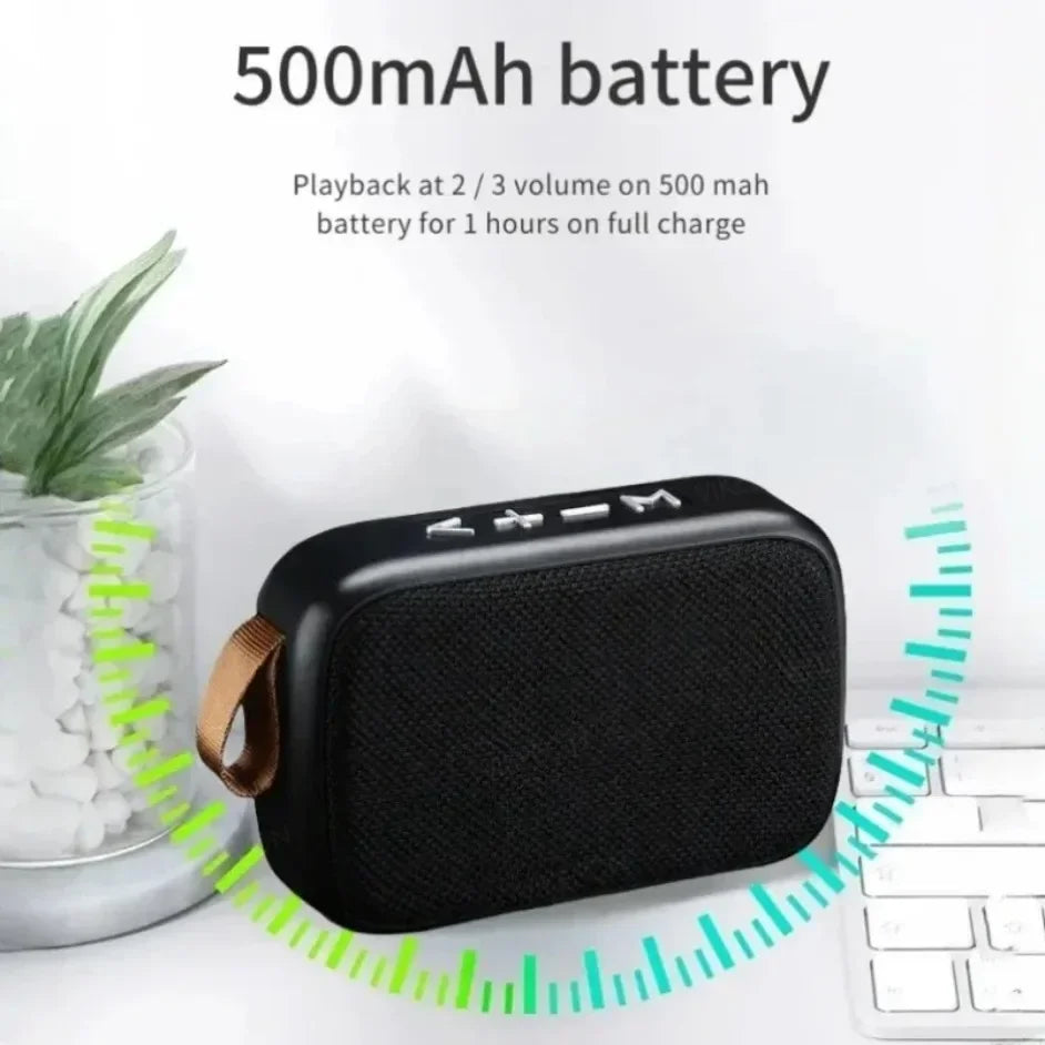 Barre de Son Portable Bluetooth 5.0 – Haut-Parleurs Sans Fil HIFI, Batterie 500mAh, Son Puissant pour Intérieur & Extérieur, Sport et Loisirs