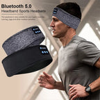 Bandeau audio Bluetooth – Casque élastique, masque de sommeil et écouteurs sans fil intégrés