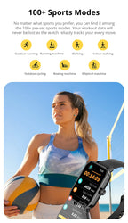 COLMI P81 – Montre connectée 1.9" HD, appels Bluetooth, suivi santé & +100 sports