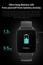 COLMI P81 – Montre connectée 1.9" HD, appels Bluetooth, suivi santé & +100 sports