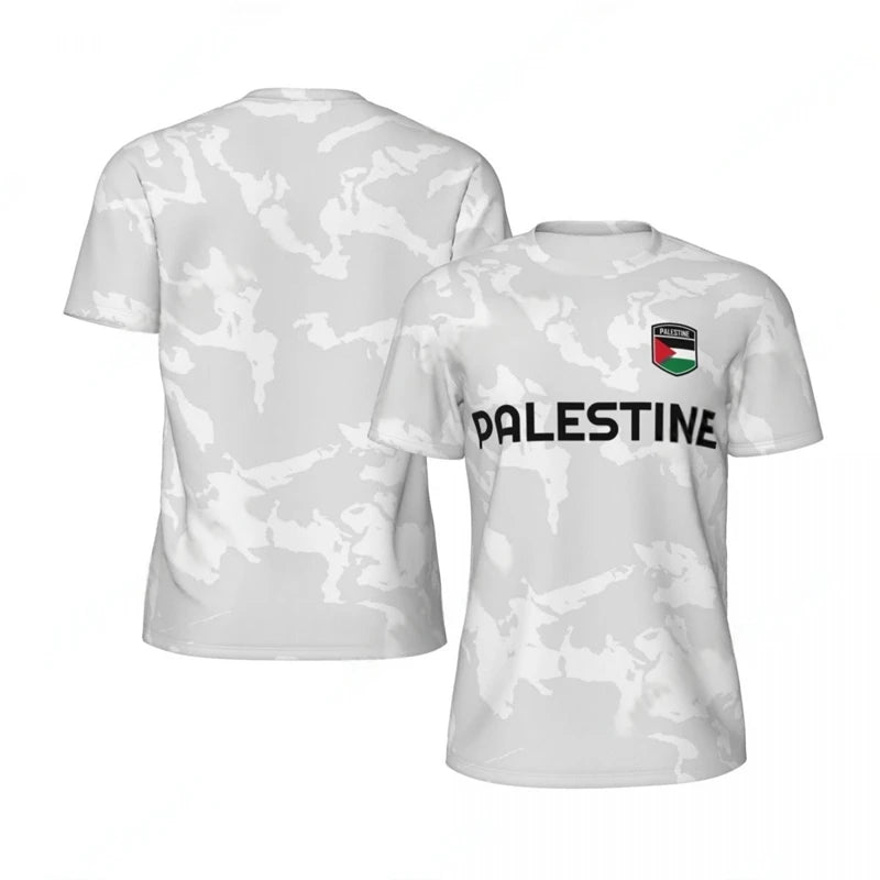 T-shirt Palestine – Drapeau National 3D | Mode Été Unisexe Sport & Streetwear