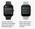 COLMI P81 – Montre connectée 1.9" HD, appels Bluetooth, suivi santé & +100 sports