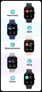 COLMI P81 – Montre connectée 1.9" HD, appels Bluetooth, suivi santé & +100 sports