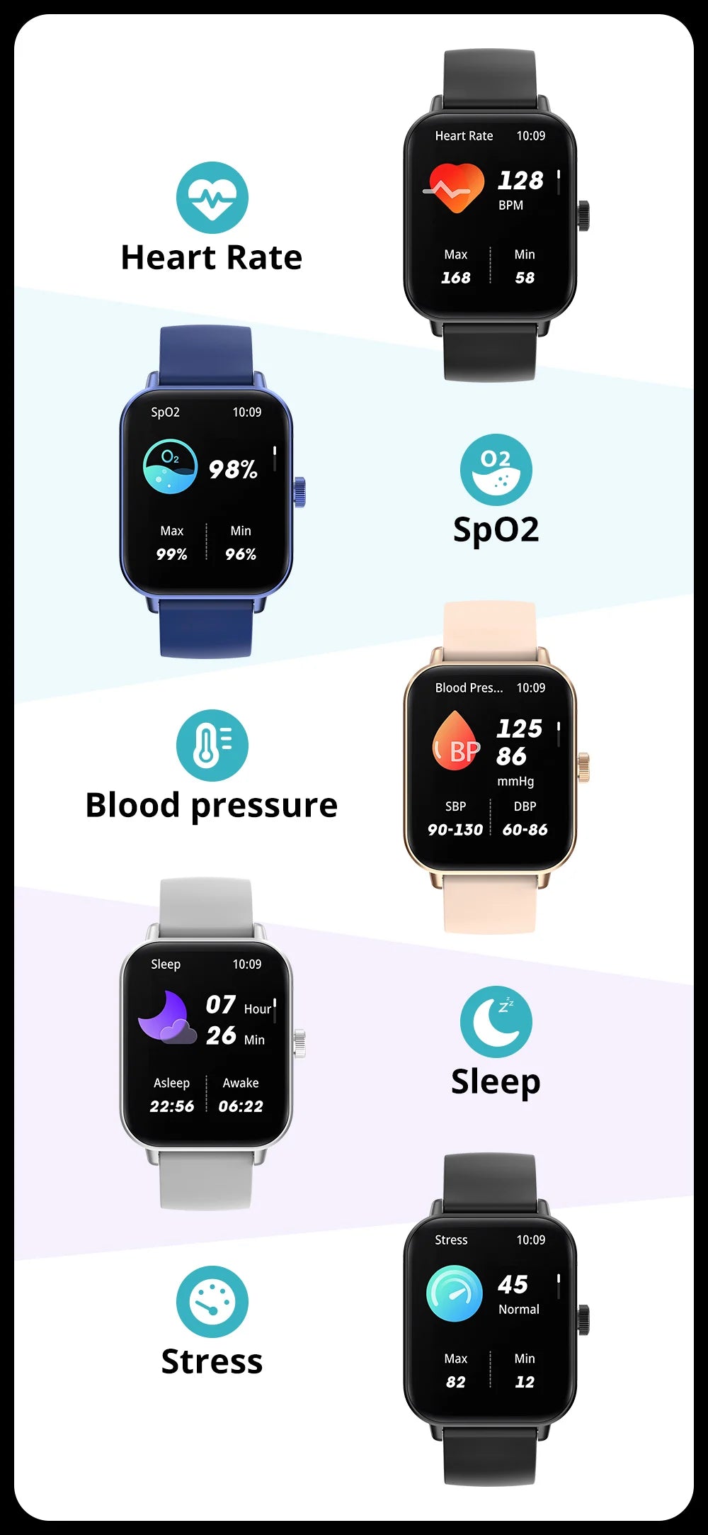 COLMI P81 – Montre connectée 1.9" HD, appels Bluetooth, suivi santé & +100 sports