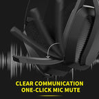 Casque sans fil BINNUNE BW06 – Double connexion 2.4GHz & Bluetooth, micro intégré