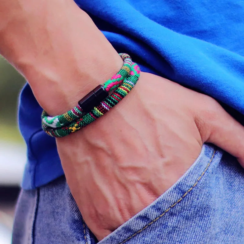 Bracelet Corde Bohème pour Homme – Plage, Surf & Esprit Aventure