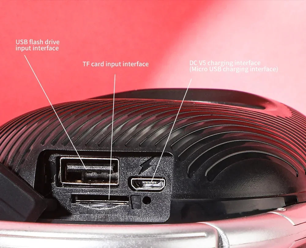 Enceinte Bluetooth Portable Étanche TG321 – Basse Puissante & Stéréo TWS