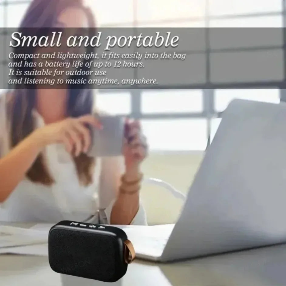 Barre de Son Portable Bluetooth 5.0 – Haut-Parleurs Sans Fil HIFI, Batterie 500mAh, Son Puissant pour Intérieur & Extérieur, Sport et Loisirs