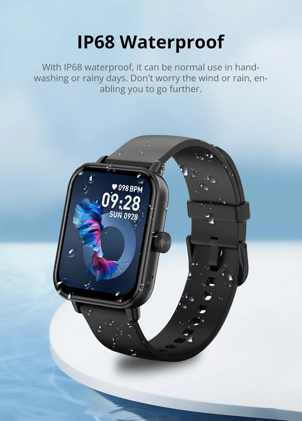 COLMI P81 – Montre connectée 1.9" HD, appels Bluetooth, suivi santé & +100 sports