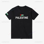 T-shirt Palestine – Drapeau National 100% Coton