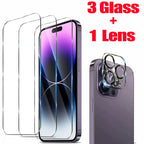 Protection écran + objectif iPhone 11 à 17 – Verre HD