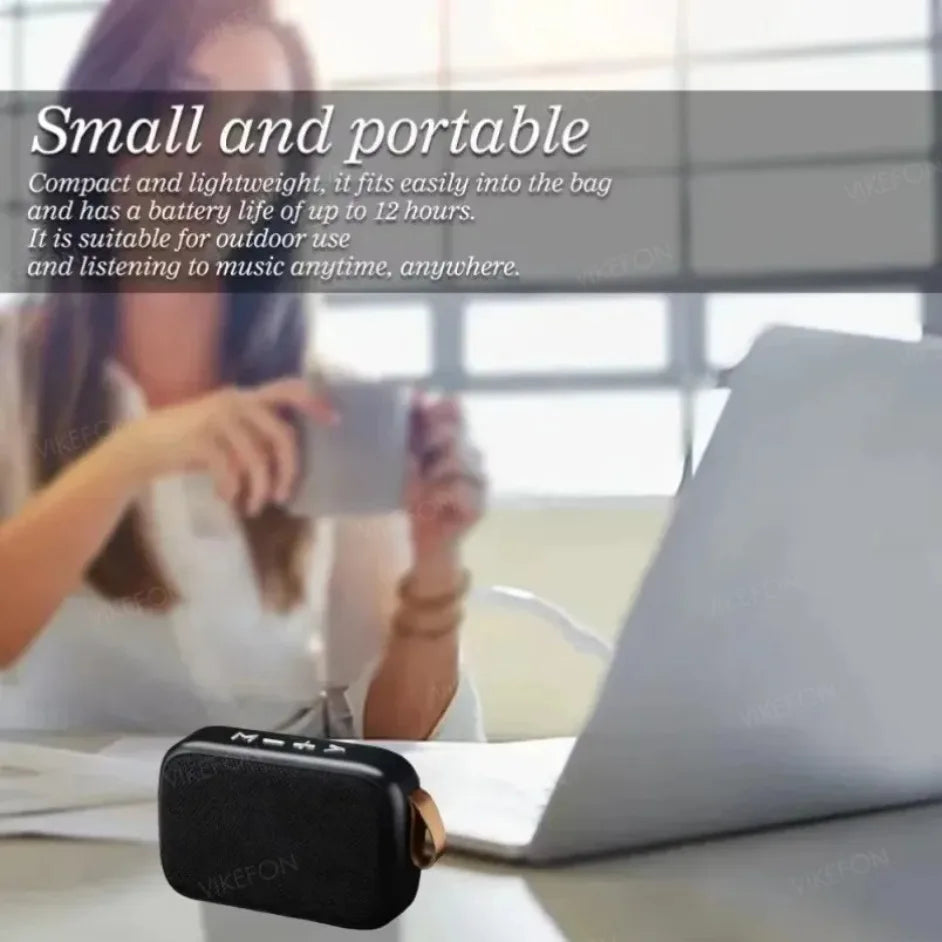 Barre de Son Portable Bluetooth 5.0 – Haut-Parleurs Sans Fil HIFI, Batterie 500mAh, Son Puissant pour Intérieur & Extérieur, Sport et Loisirs